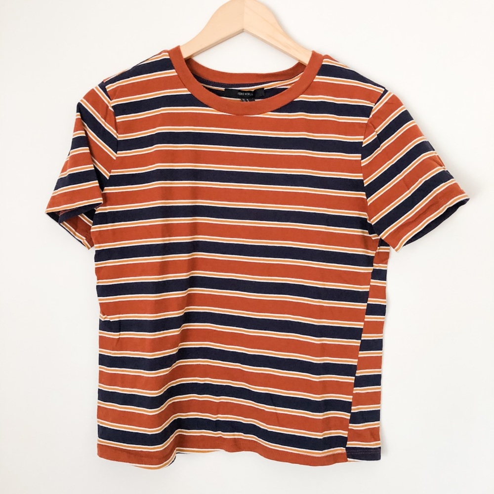 90s striped tee